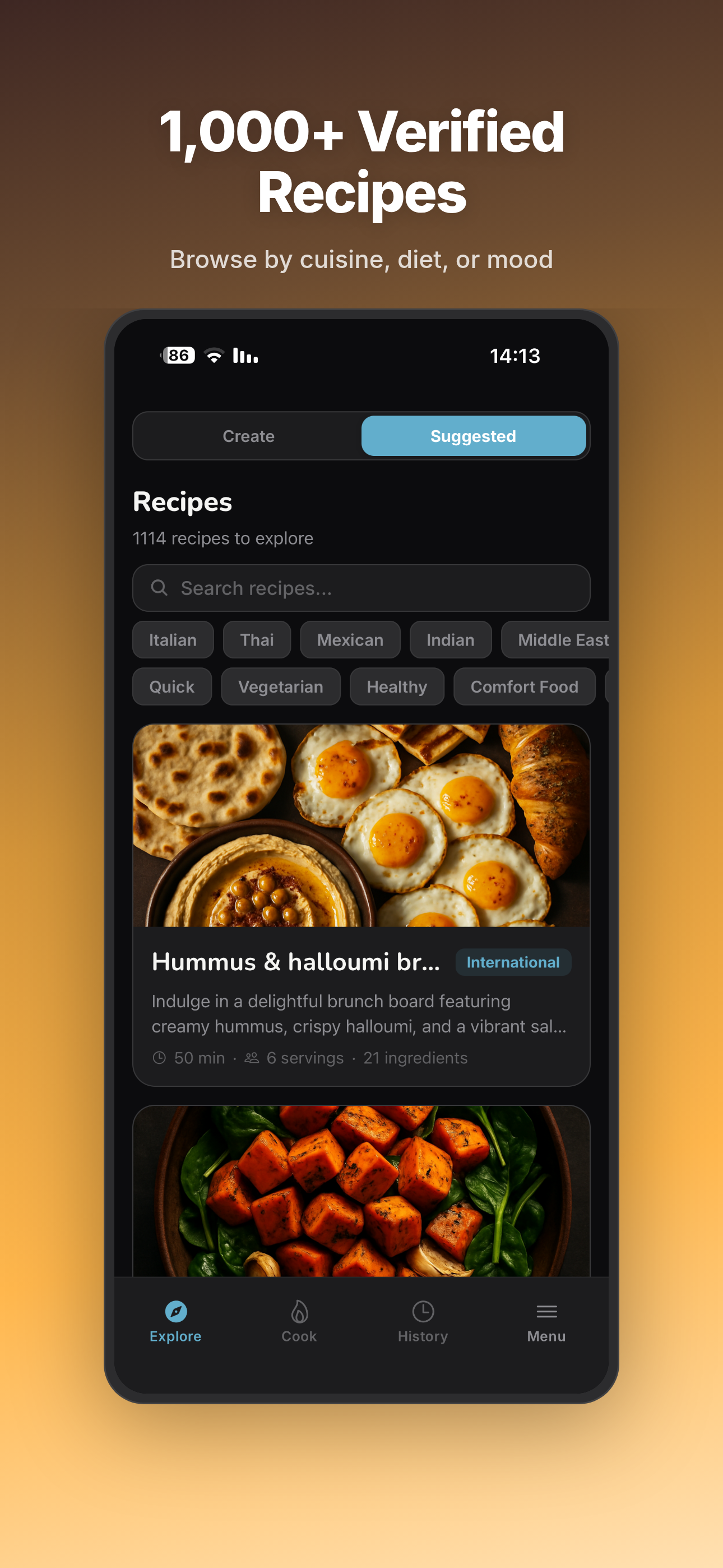 CookE - 1000+ verified recipes