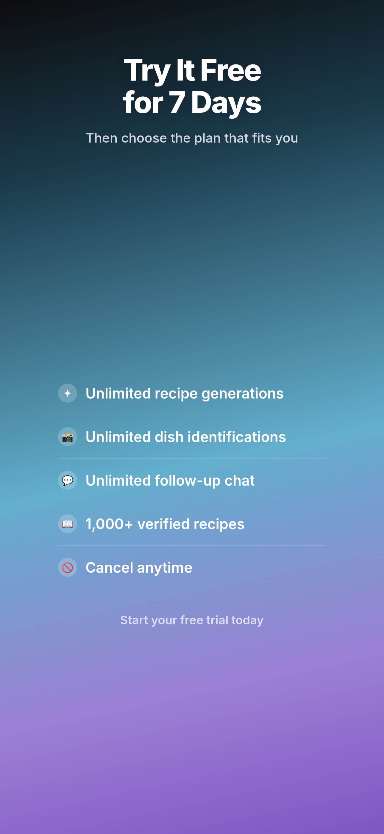 CookE - Try it free for 7 days